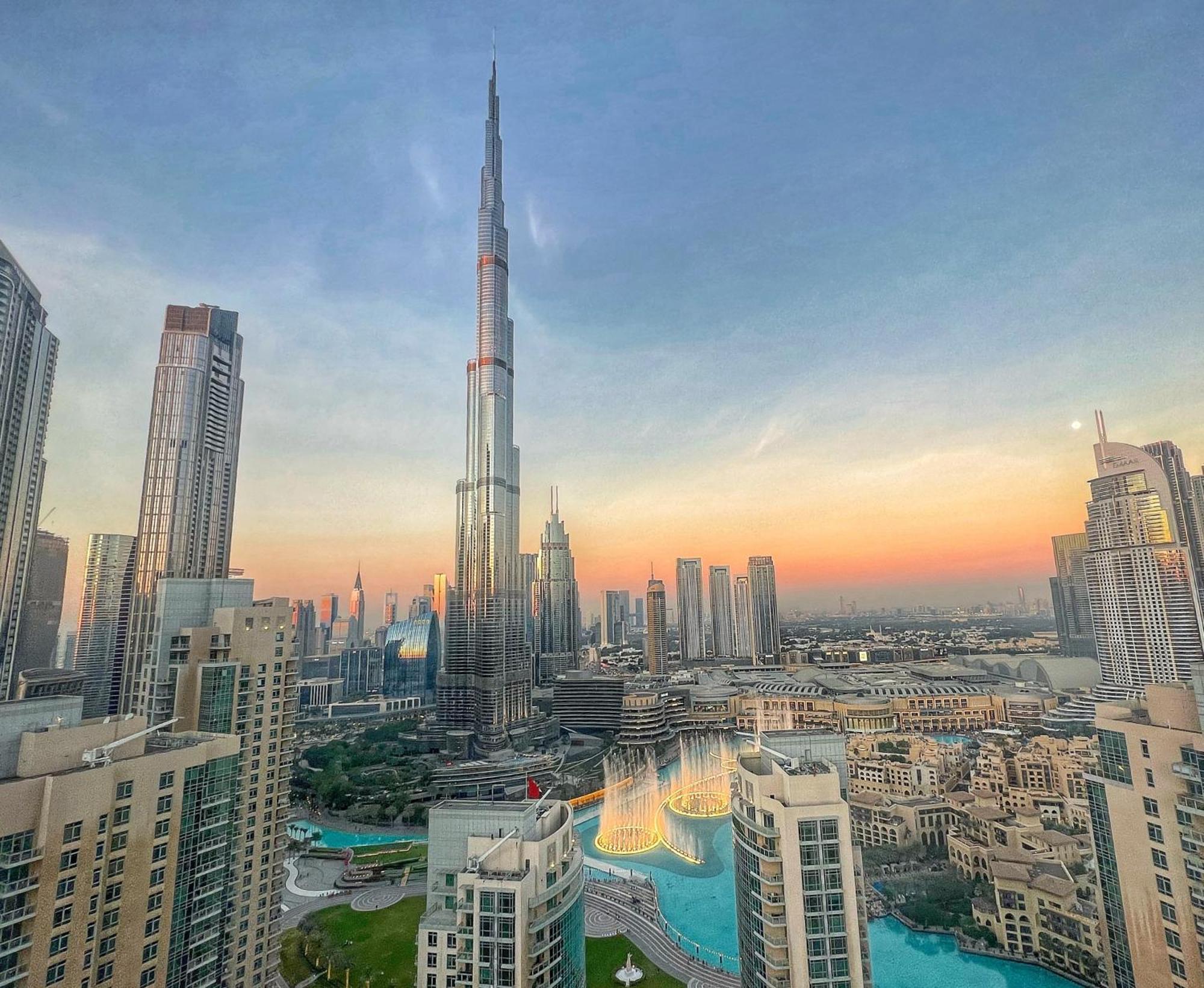 Prestige Living 2Br With Full Burj Khalifa And Fountain View By Auberge 두바이 외부 사진